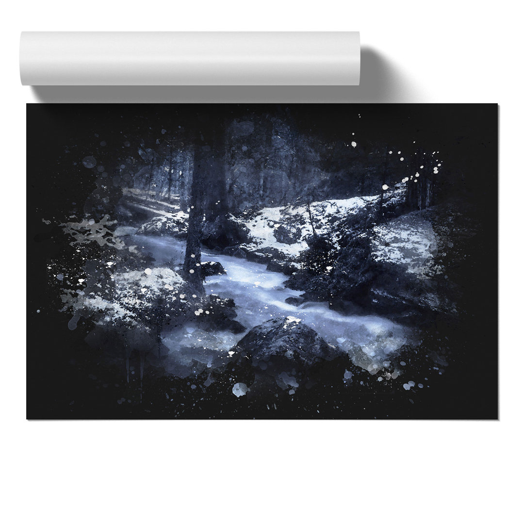 Forest Stream Vol.1 Paint Splash - Unframed Graphic Art