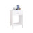 Modern Nightstand with Drawer and Open Shelf, Scalloped Edge Bedside Table for Bedroom-123100179