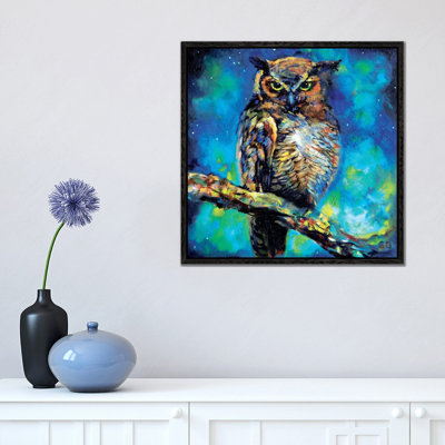Great Horned Owl 1 Piece Painting on Canvas