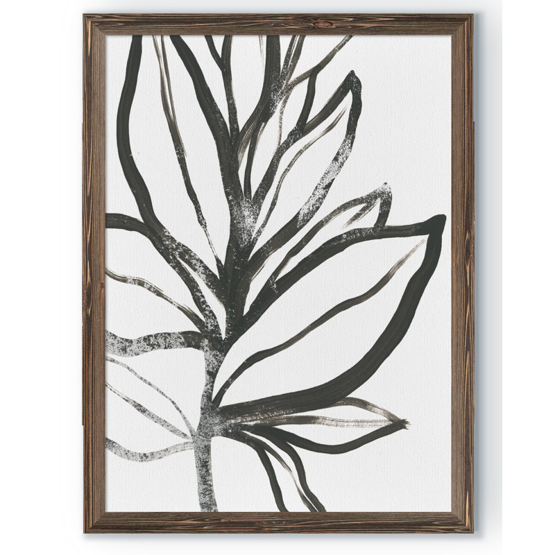 « leaf instinct i » par paul cezanne-cadre photo, reproduction d’art, H 24 po x l 18 po x P 1,25 po, Papier encadré ébène