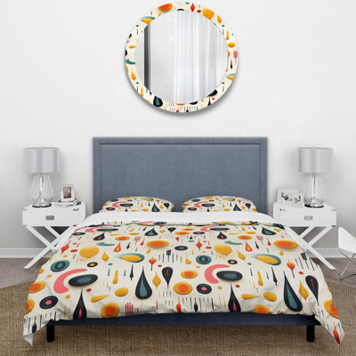Ensemble de housse de couette en microfibre Mcm Abstract Expressions