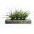 Artificial Grass Fake Plants In Wood Box