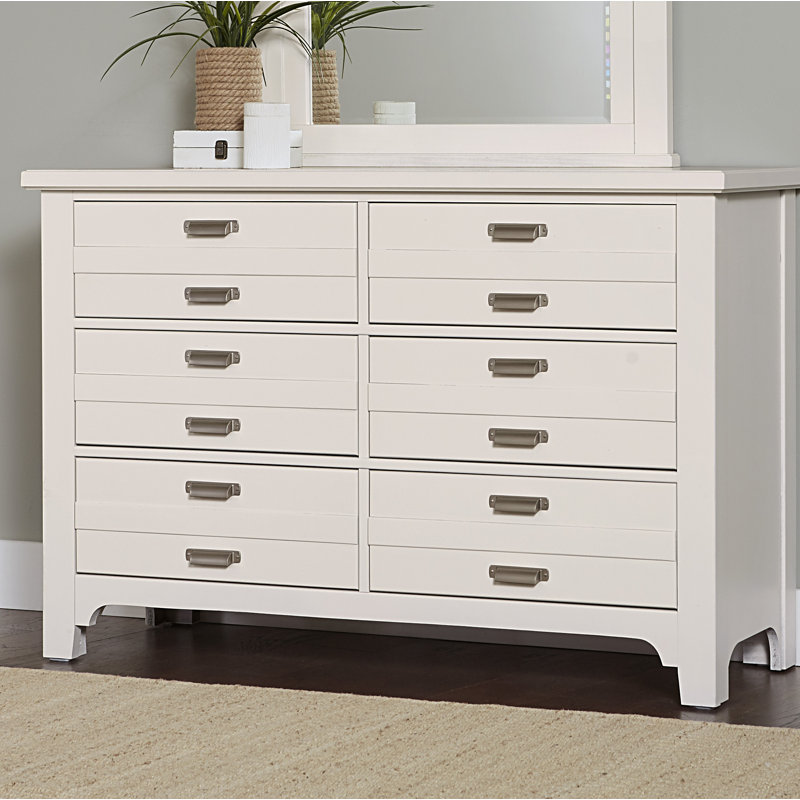 Erving 55'' W 6 - Drawer Dresser, Lattice