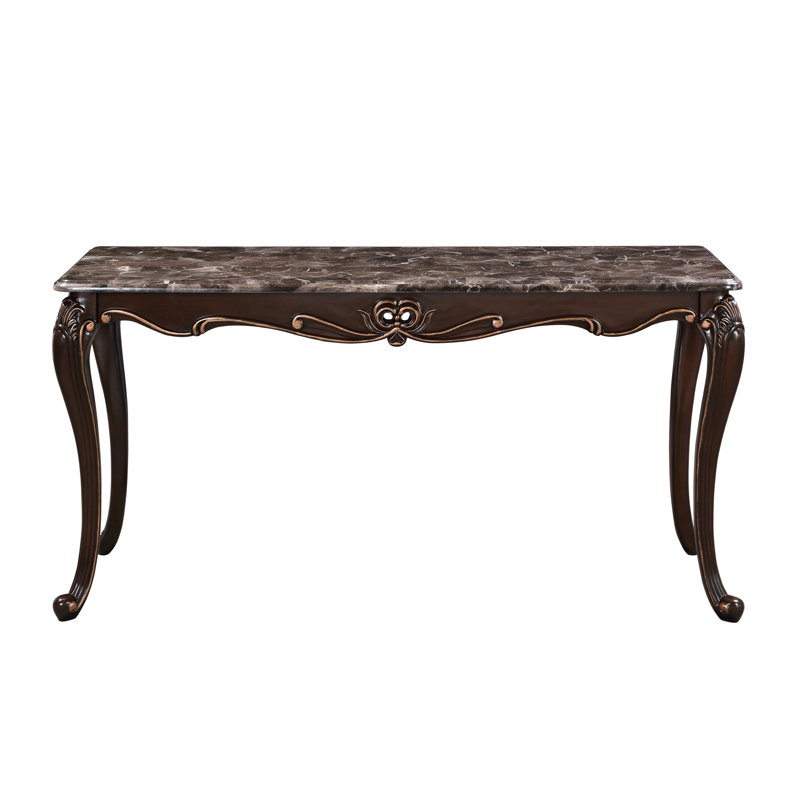 Cona 58'' Marble Top Console Table