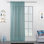 Extra Long & Extra Wide Faux Linen Sheer Curtain Single Panel