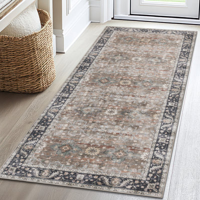 Tapis lavable à la machine Nainika Bev