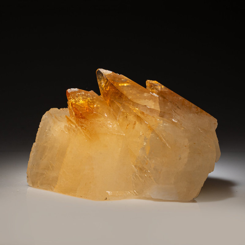 Cristal de calcite doré de la mine Elmwood, Tennessee (2,6 lb)