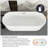 67 " L x 31 " W Freestanding and Mounting / Installation Required Soaking Plastic / Acrylic Bathtub