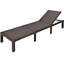Chaise longue rembourrée réglable en rotin Dizzie-1728108774