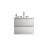 24" Wall Mount Bathroom Vanity with Ceramic Sink-1293491554