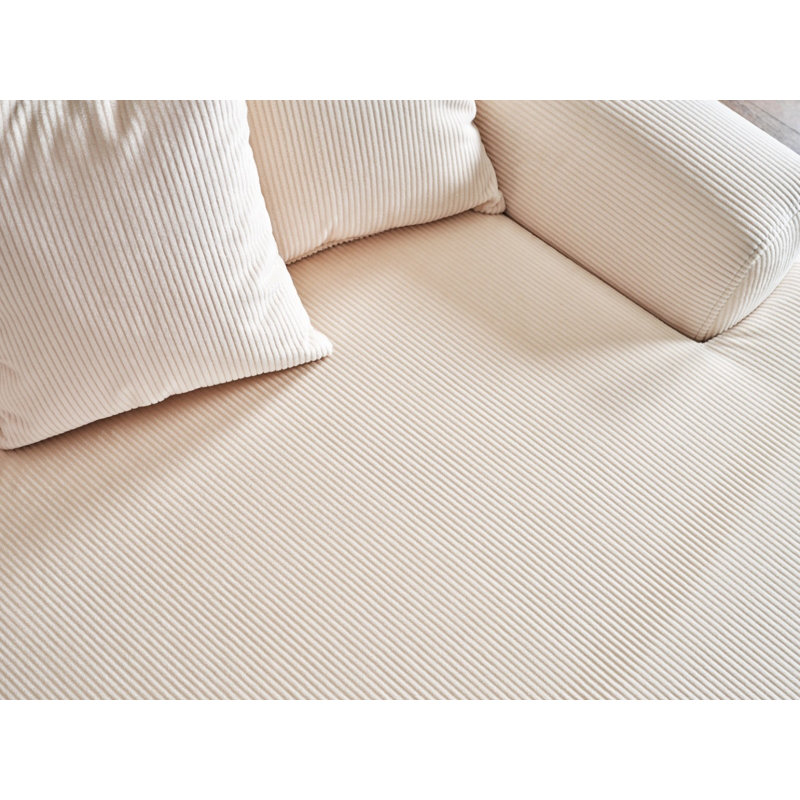 Upholstered U-Shaped Sectional Symmetrical