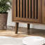 Buffet en noyer - avec ventilation pour le rangement et le salon Cuisine moderne
