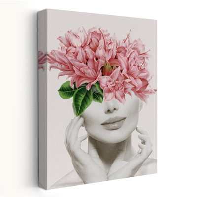 «Flower Smile» - Illustration florale et botanique surréalisme