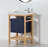 Denelle 23.62'' Single Bathroom Vanity with Ceramic Top
