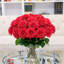 Red Real Touch Rose Centerpiece