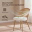 Ensemble de chaises d'appoint à deux places, style bohémien moderne