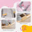 Alin Rocker Baby Rocking Horse Plush Elephant Rocker Safety Belt 18-36 Months
