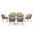 Outdoor 6-person Dining Set With Cushions