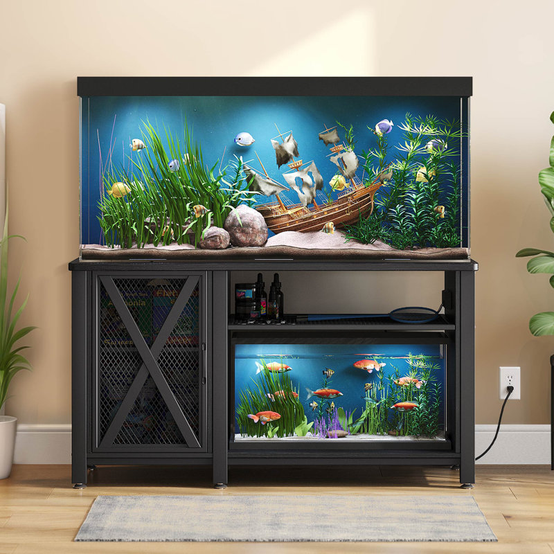 Support d'aquarium Chickerell, Noir