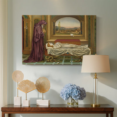 The Wandering Jew-Evelyn De Morgan-Gallery Wrapped Canvas-1888