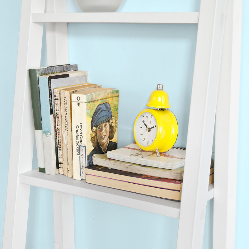 Brinley 180cm H x 44cm W Ladder Bookcase