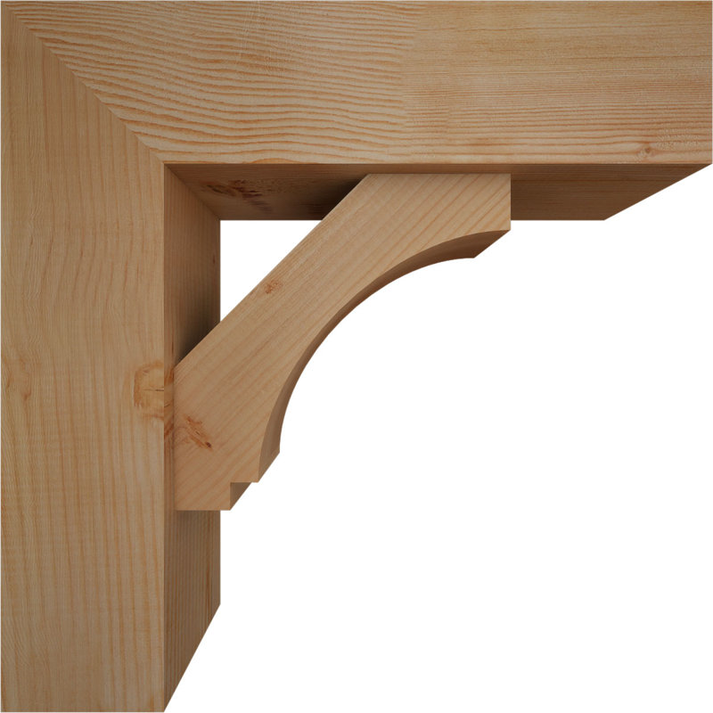 Support de bloc impérial avec entretoise décalée, 24 x 24, Sapin Douglas de l 7 1/2 (lisse)