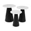 Ensemble de trois tables d'appoint en bois massif Topher-1366725093