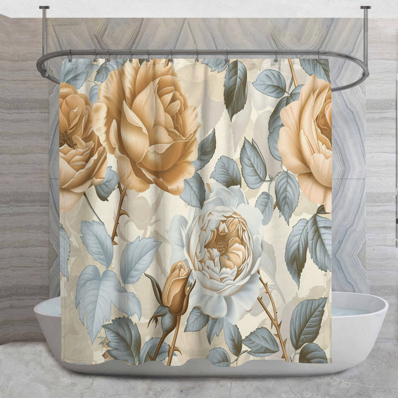 Rideau de douche Steinaire, H 73 po x l 70 po