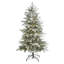Arbre de Noël élancé épinette artificiel avec 500 lumières DEL-820054782