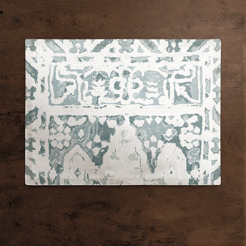Deasja Polyester No Pattern Rectangle Placemat