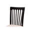 Ensemble de salle à manger en bois massif brun foncé / brun 7 pièces H 38,2 po x l 18,5 po x P 21,7 po Etibar-142176369-142176368