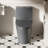 Water Toilet In Grey 002 Hint, 1/1.60 , Elongated Comfort Height Floor Mounted With Rejuvenating Soft Closing Seat Style, User-
