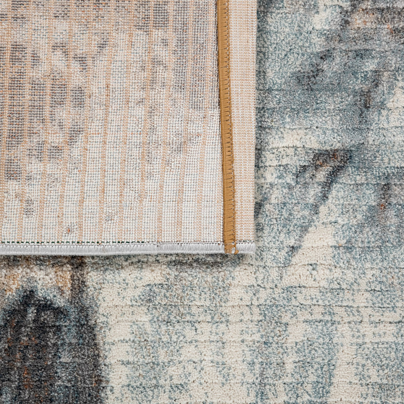 Abstract Indoor Rug, Rectangle 2'8" x 4'11"
