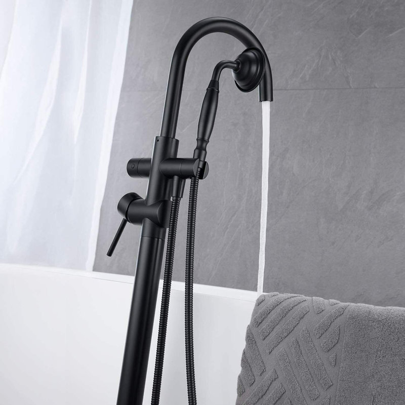 Jayceson 2 Handle Bathroom Bath Shower Mixer Bath Filler with Diverter