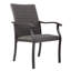 Chaise de patio empilable en métal