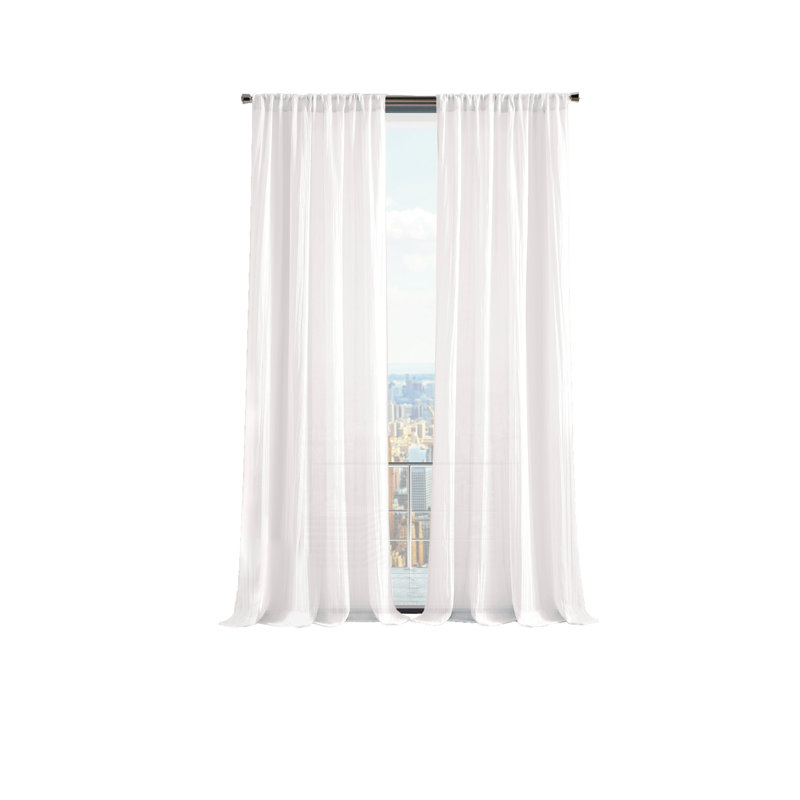 Paire de rideaux transparents Martha Stewart, L 48 po x L 95 po