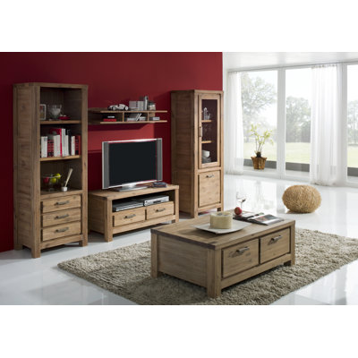 Solid Acacia Solid Wood Tiered Shelf