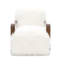 Fauteuil d'appoint rembourré à poils longs Harry-2047849228
