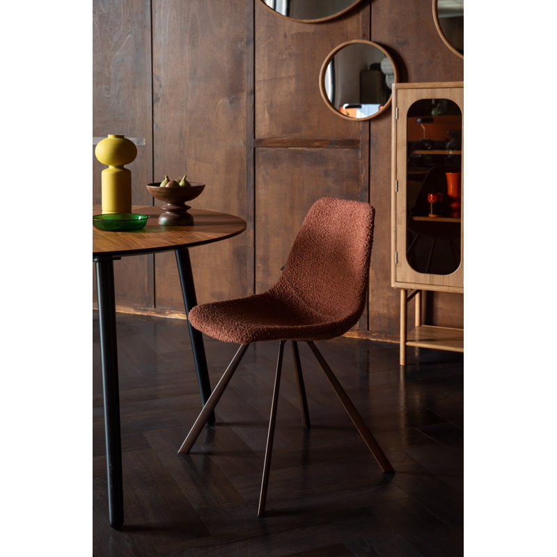Franky Upholstered Dining Chair, Terra Polyester