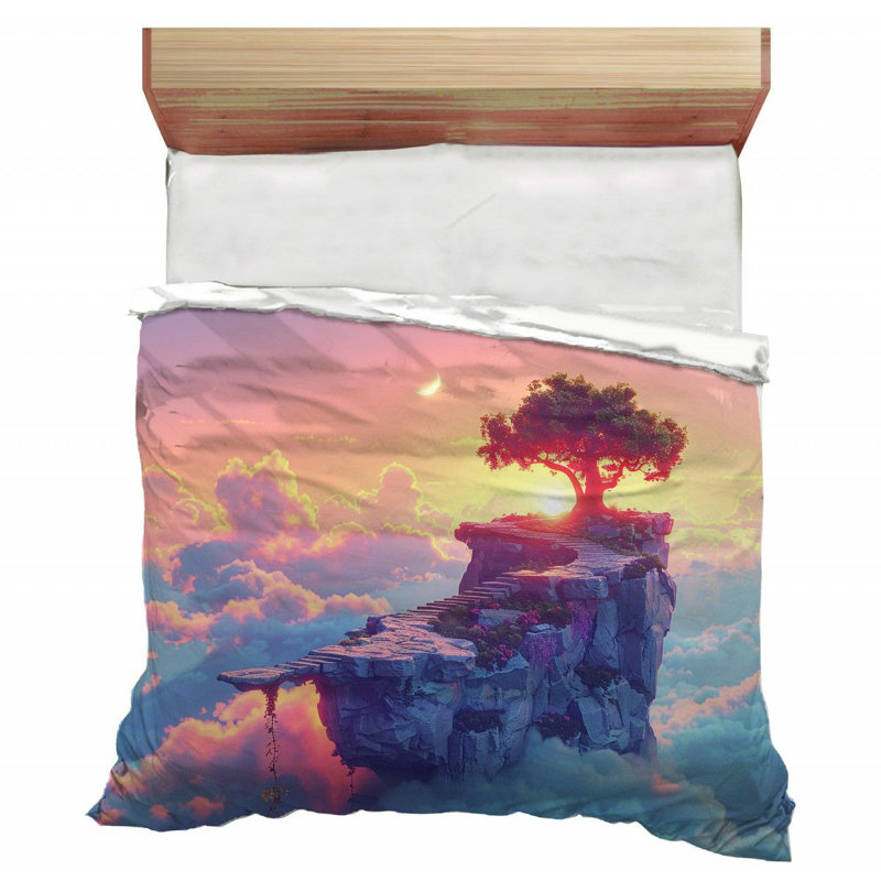 Fantasy Cliff Microfiber / Polyester Comforter, Twin Extra Long Comforter