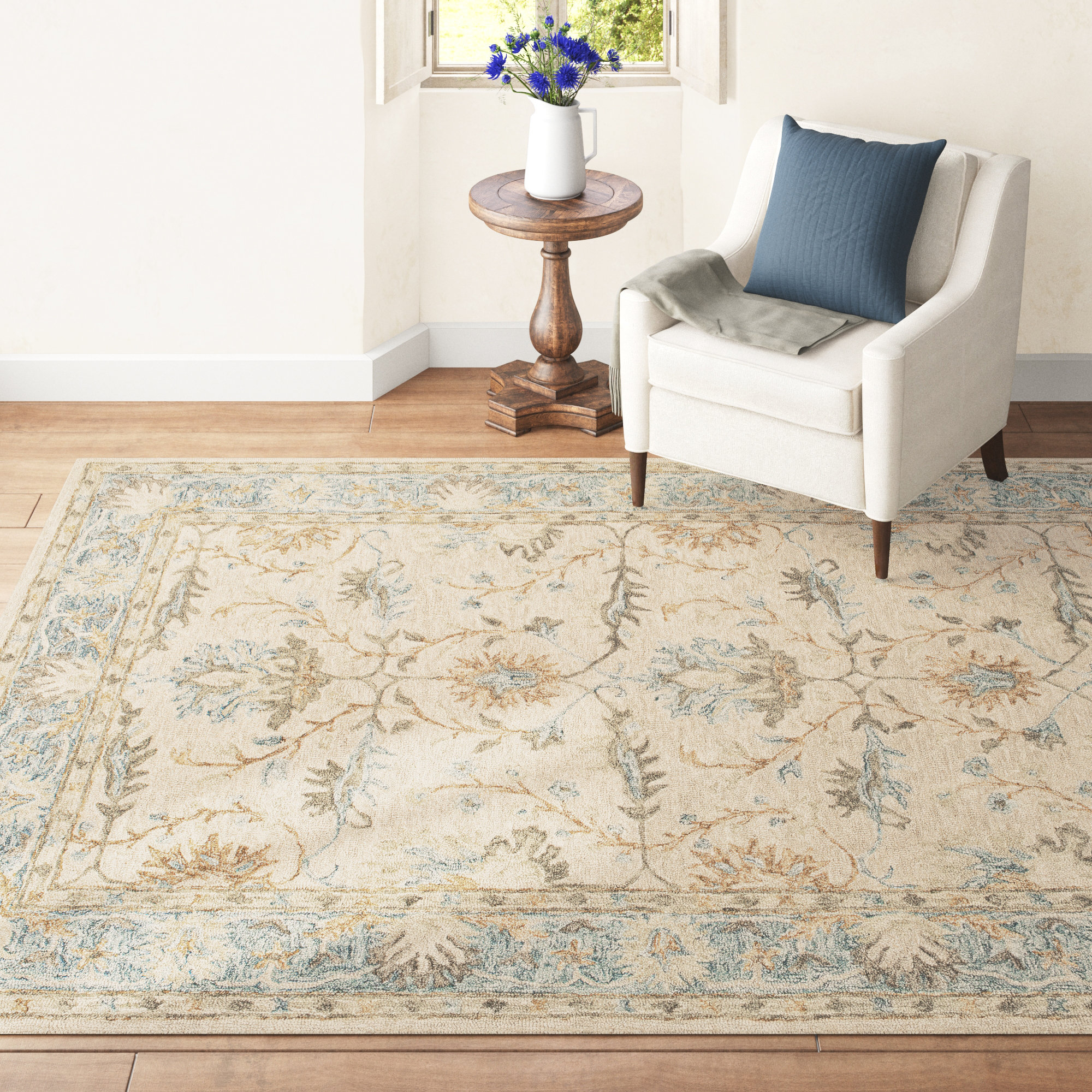 Sienna Hand Tufted Wool Rug, Rectangle 8' x 10'