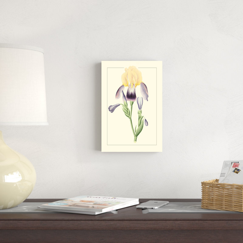 Iris mauves II, H 12 po x l 8 po