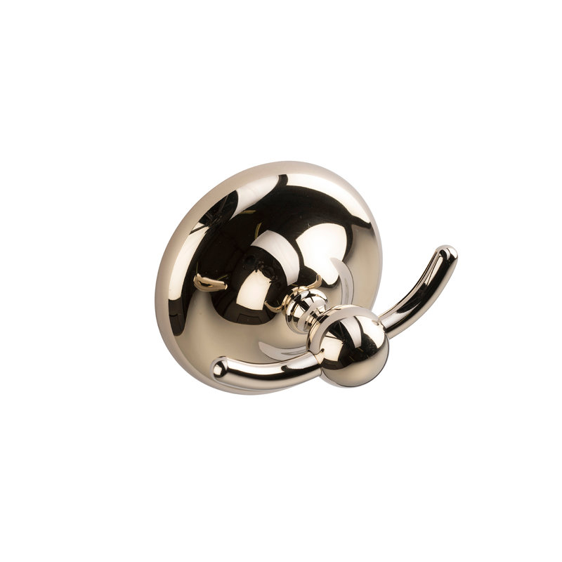Wall Mounted Robe Hook, Antique Gold