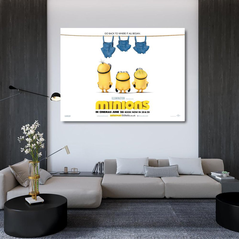 Minions, 36" H x 48" W