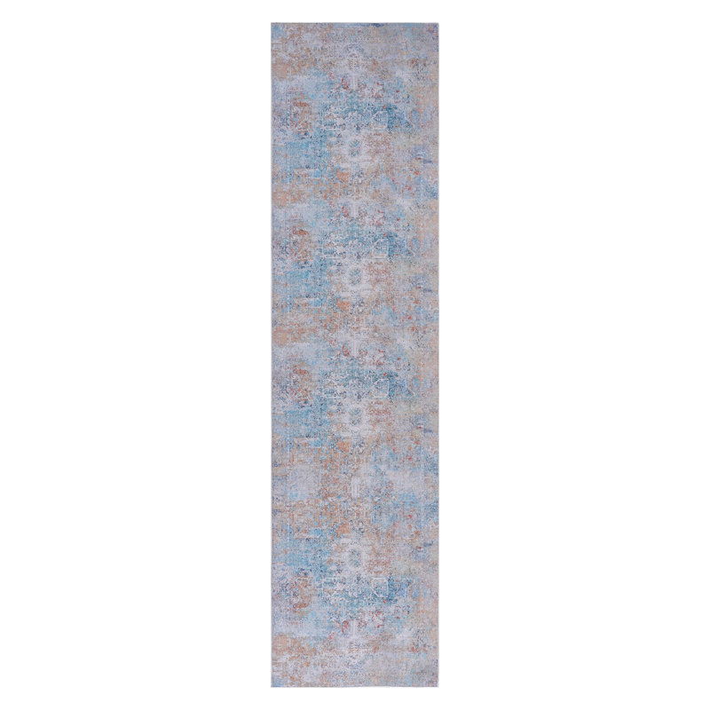 2'6''X10' Yellow Washable Runner Rug​, Runner 2'6" x 10'