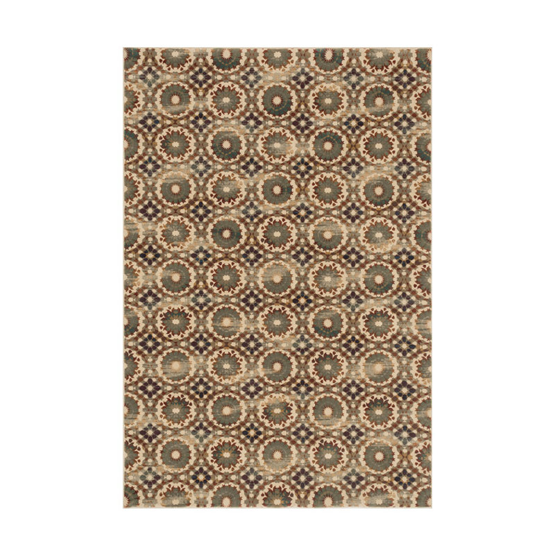 Geometric Indoor Rug, Rectangle 3'9" x 5'2"