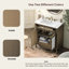 Meuble-lavabo simple de 76 cm avec lavabo rectangulaire en céramique