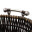 Hand Woven Wicker Laundry Basket with Handles