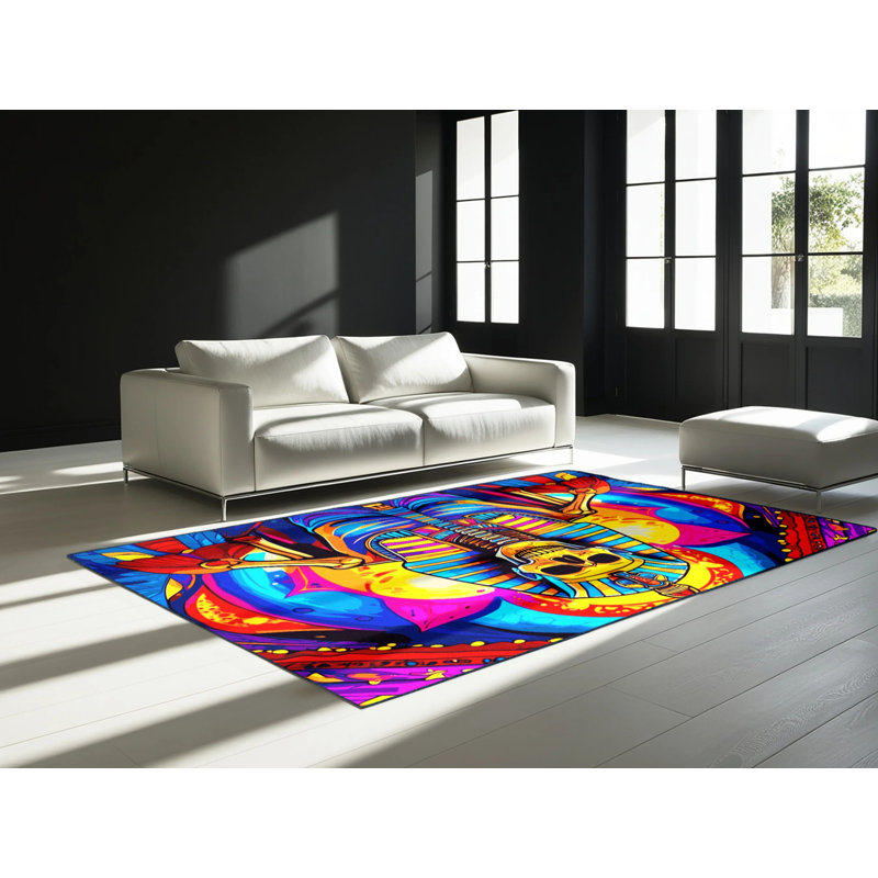 Tapis lueur surréelle, Rectangle 6 pi x 9 pi