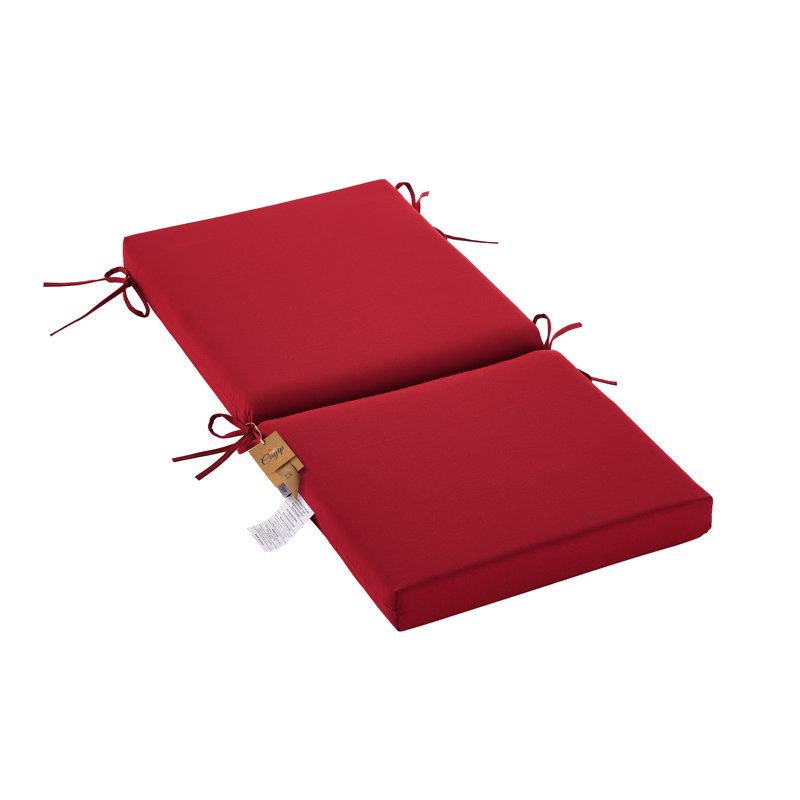 Outdoor 3'' Seat / Back Cushion, Red